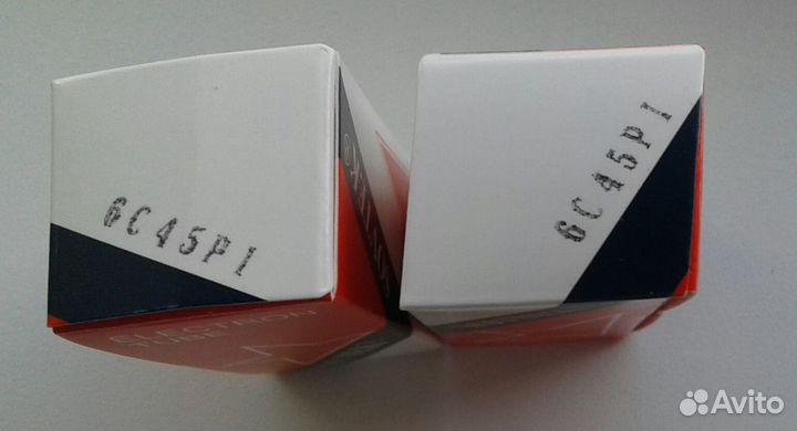 Пара радиоламп 6C45P-i. Подобраны