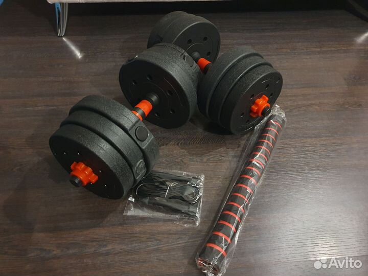 Гантели (новые) разборные 2 шт. По 10 кг