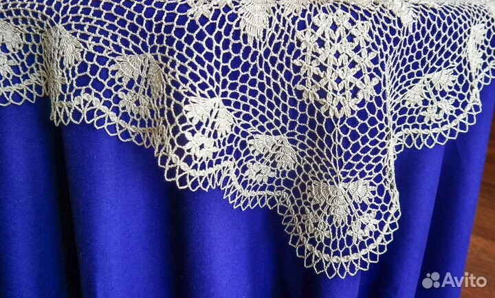 Скатерть льняная новая, ручная работа