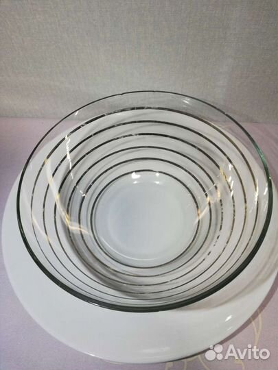 Салатники, фруктовницы стекло