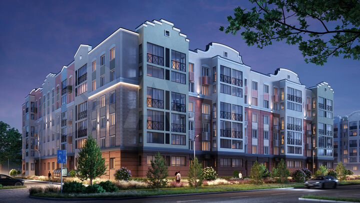 3-к. квартира, 79 м², 2/6 эт.