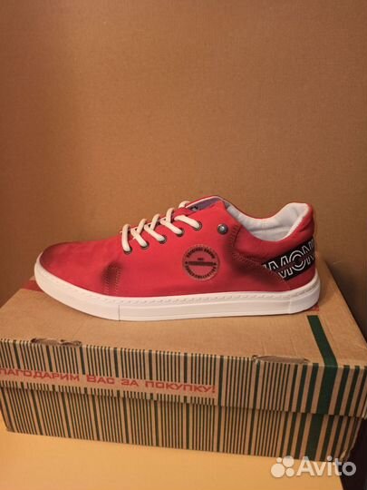 Кеды новые 41 размер натуральная кожа и нубук 27см