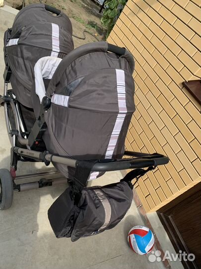 Коляска для двойни 2 в 1