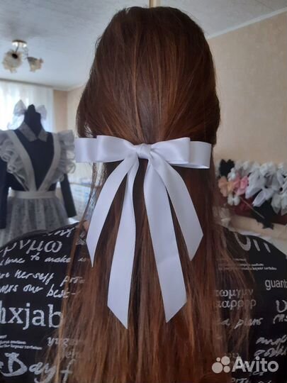 Бант на заколке-автомат