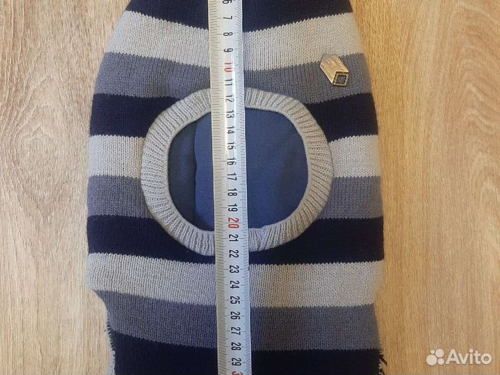 Шапка шлем для мальчика зима