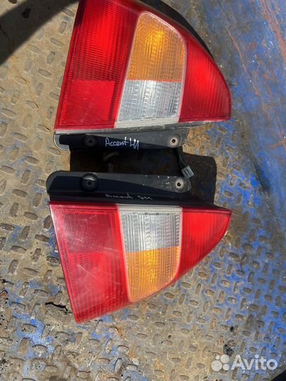 Фонарь задний accent