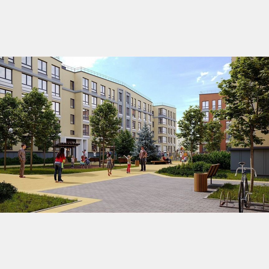 1-к. квартира, 36,6 м², 4/5 эт.