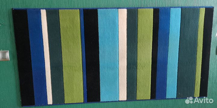 Коврик яркий полосатый