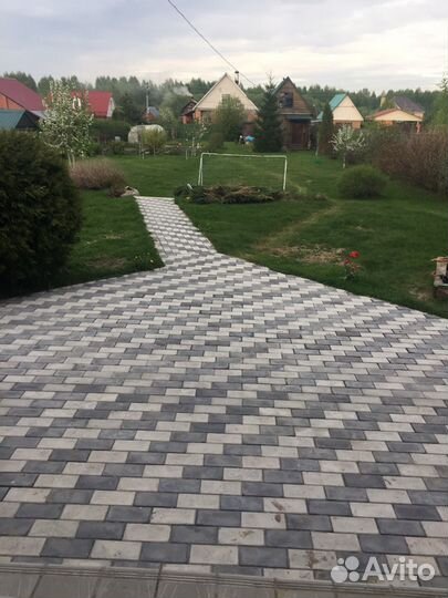 Укладка тротуарной плитки