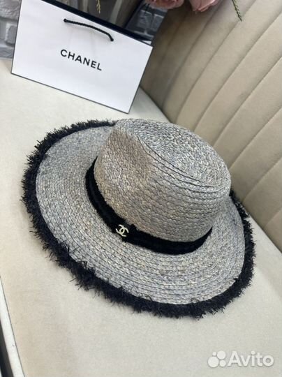 Шляпа женская соломенная Chanel