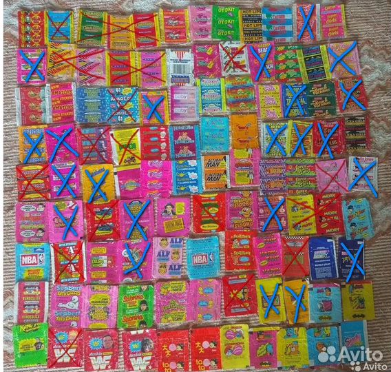 Обертки от жвачек