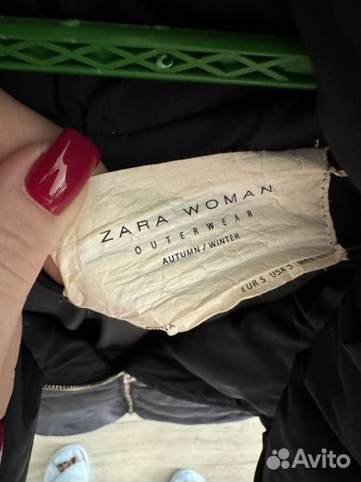 Пуховик зимний женский Zara