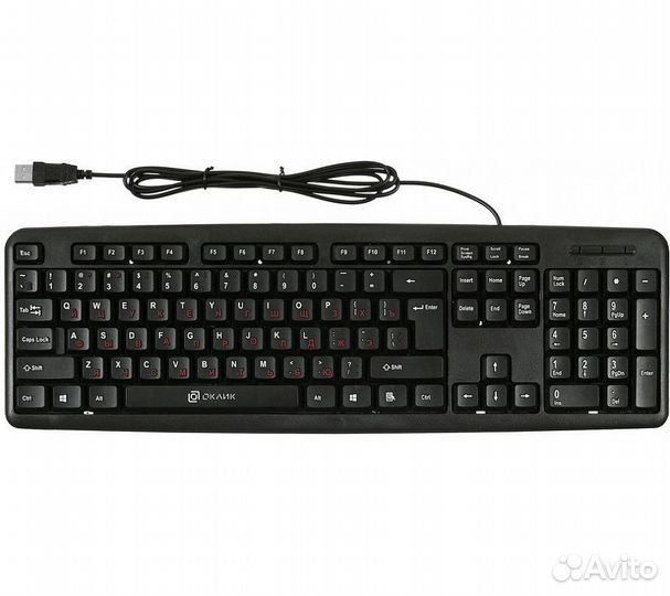Клавиатура Оклик 90MV2, черный