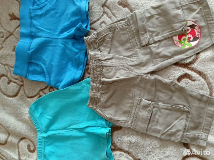 Летние вещи пакетом 6-18 мес