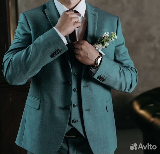 Мужской костюм тройка 50 52