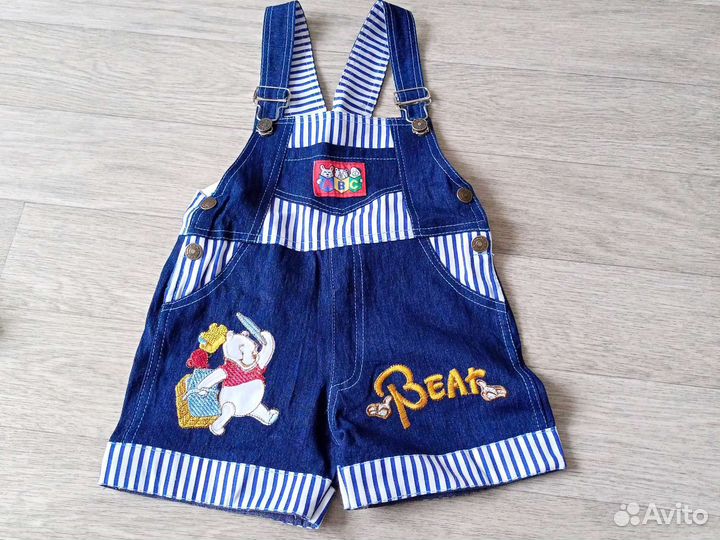 Джинсовый комбинезон