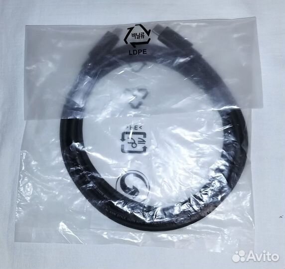 Новый Кабель Lenovo USB-C/USB-C 1,8м Док/Монитор