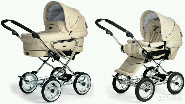 Коляска emmaljunga mondial duo combi leatherette