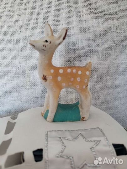 Винтаж: Олененок статуэтка СССР