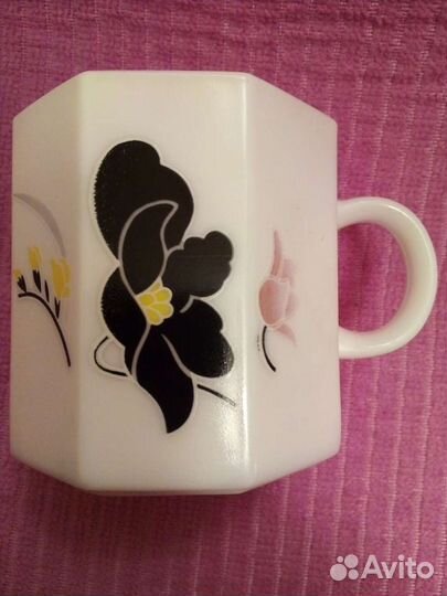 Чашка+блюдце для кофе противоударные