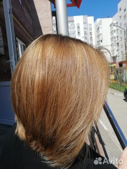 Модель на стрижку и окрашивание