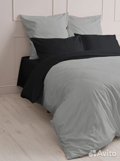Комплект постельного белья 1.5 спальный, поплин