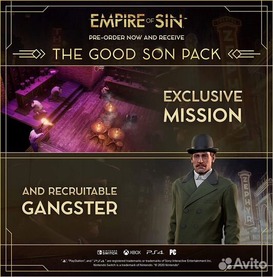 Empire of Sin Издание первого дня Xbox One, русски