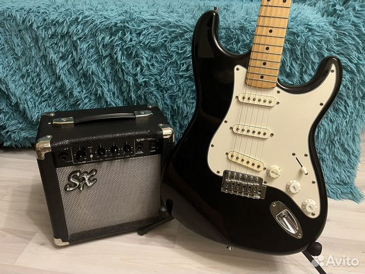 Электрогитара jay turser + комбик sx