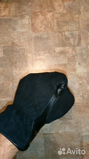 Перчатки мужские кожаные