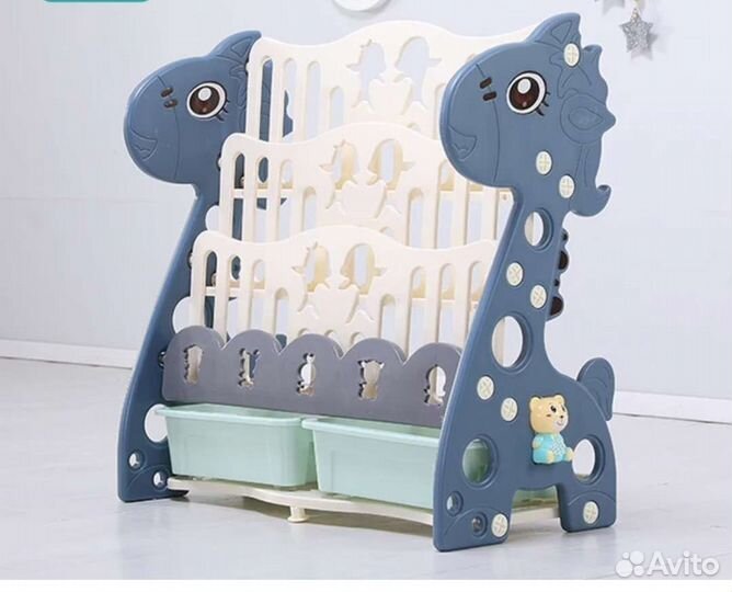 Стеллаж детский для книг в форме жирафа