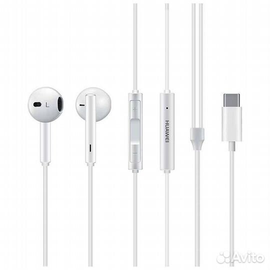 Проводные наушники Huawei CM33 Type-C (белые)