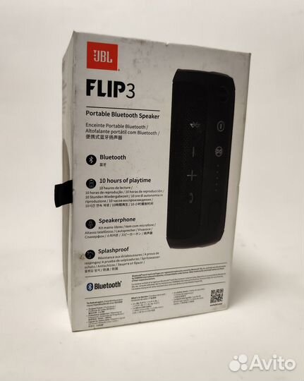 Коробка от портативной колонки JBL Flip 3 оригинал
