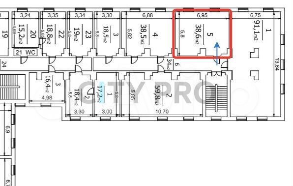 Офис, 38.6 м². Владыкино/Окружная