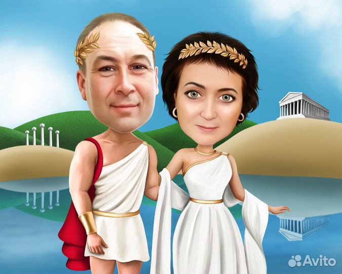 Шаржи и портреты карандашом по фото, стенгазета