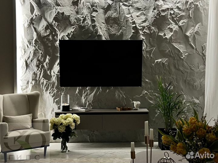 Гипсовые 3D панели Скалы