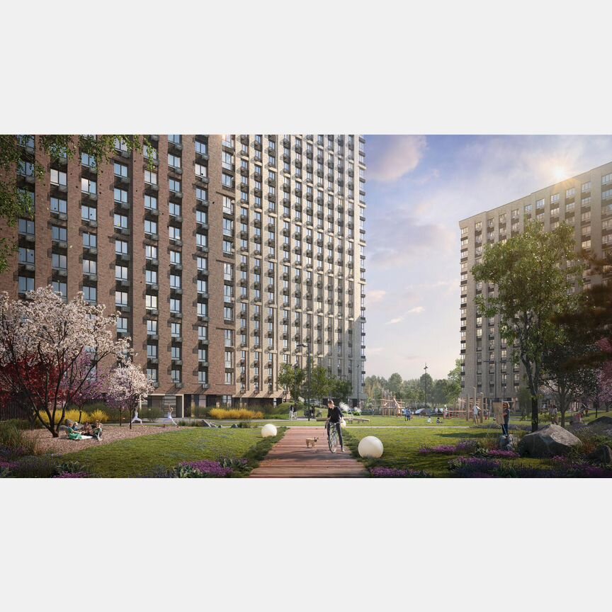 Апартаменты-студия, 25,3 м², 21/23 эт.