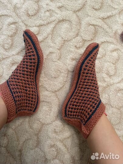 Носки домашние женские, мужские, тапочки