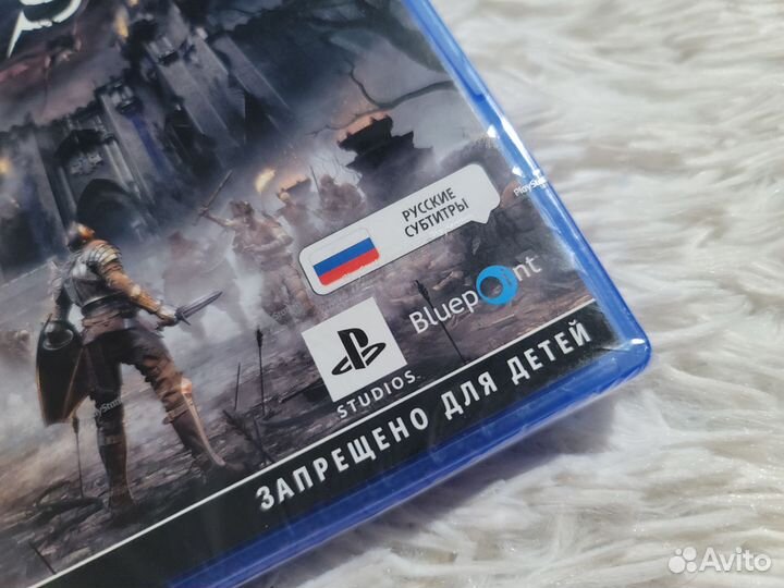 PS5. Demons Souls. Новый диск. RU обложка