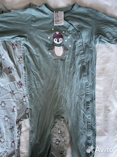 Комбинезоны нательные h&m 80