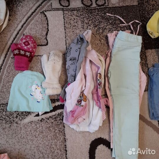 Детские вещи пакетом для девочек 2-3 года