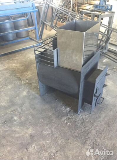 Печь из трубы 530. Горизонтальная