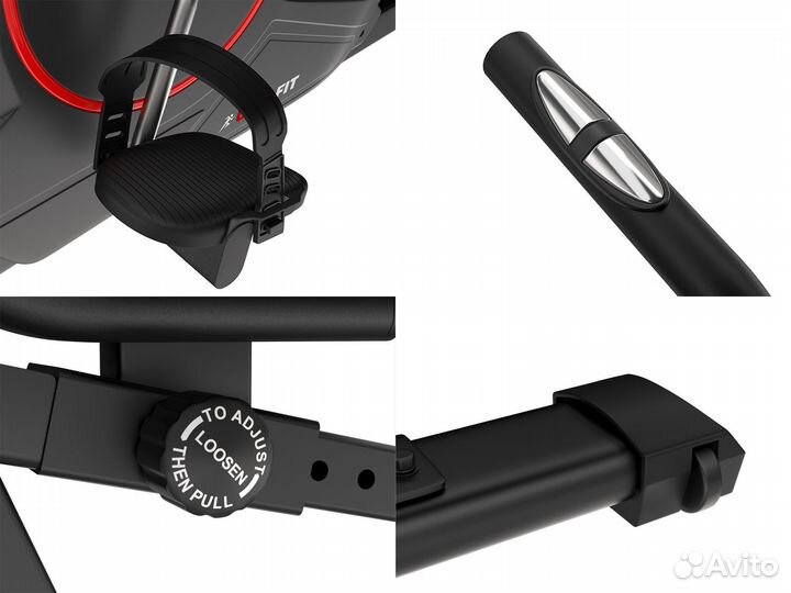 Горизонтальный велотренажер unixfit BR-390Е