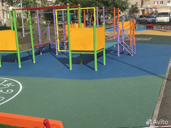 Покрытие из резиновой крошки