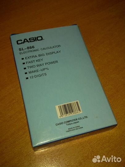 Калькулятор casio SL-866