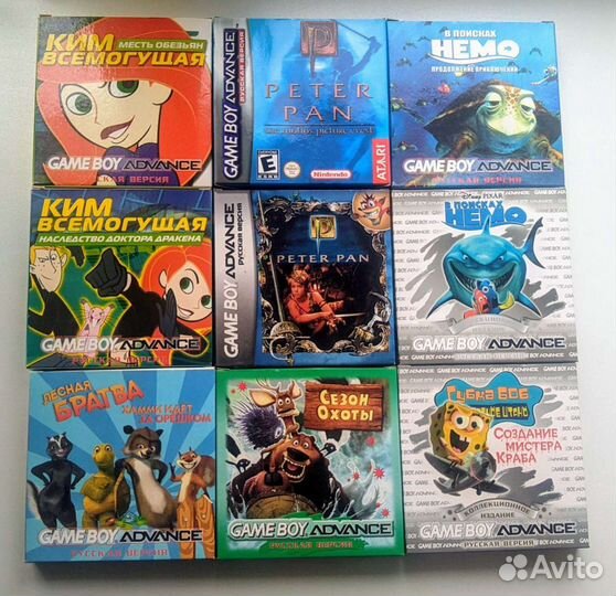 Картриджи Game Boy Advance