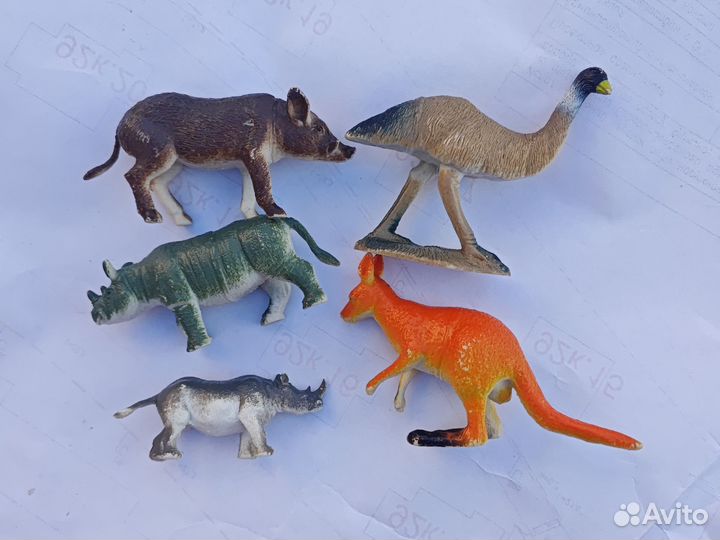 Набор фигурок животных 20 шт