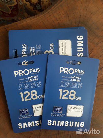 Карта памяти microsdxc Samsung PRO Plus 128GB