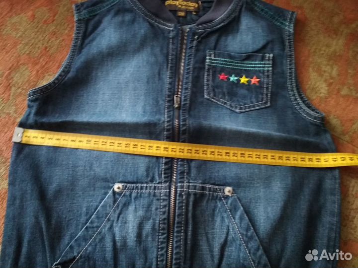 Жилетка джинсовая для мальчика р.134