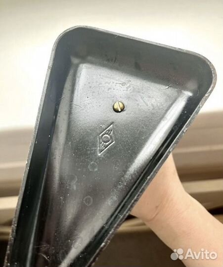 Старинный подсвечник латунь Арфа