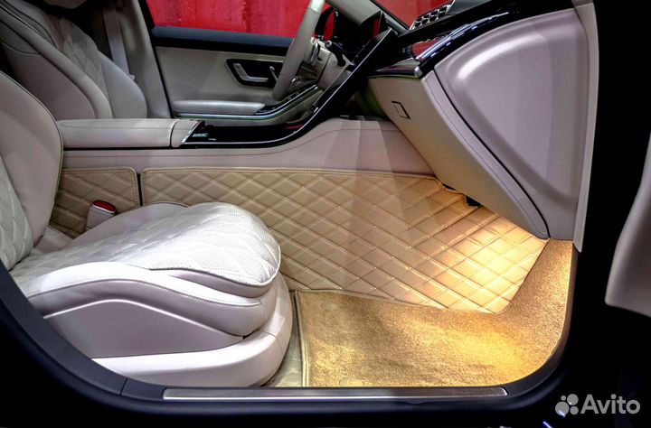 Коврики на заказ на Mercedes-Benz S klass w223 2021г